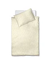 FLEURESSE | Damast-Bettwäsche "Opal" 70x90cm / 140x200cm (Weiss) | creme